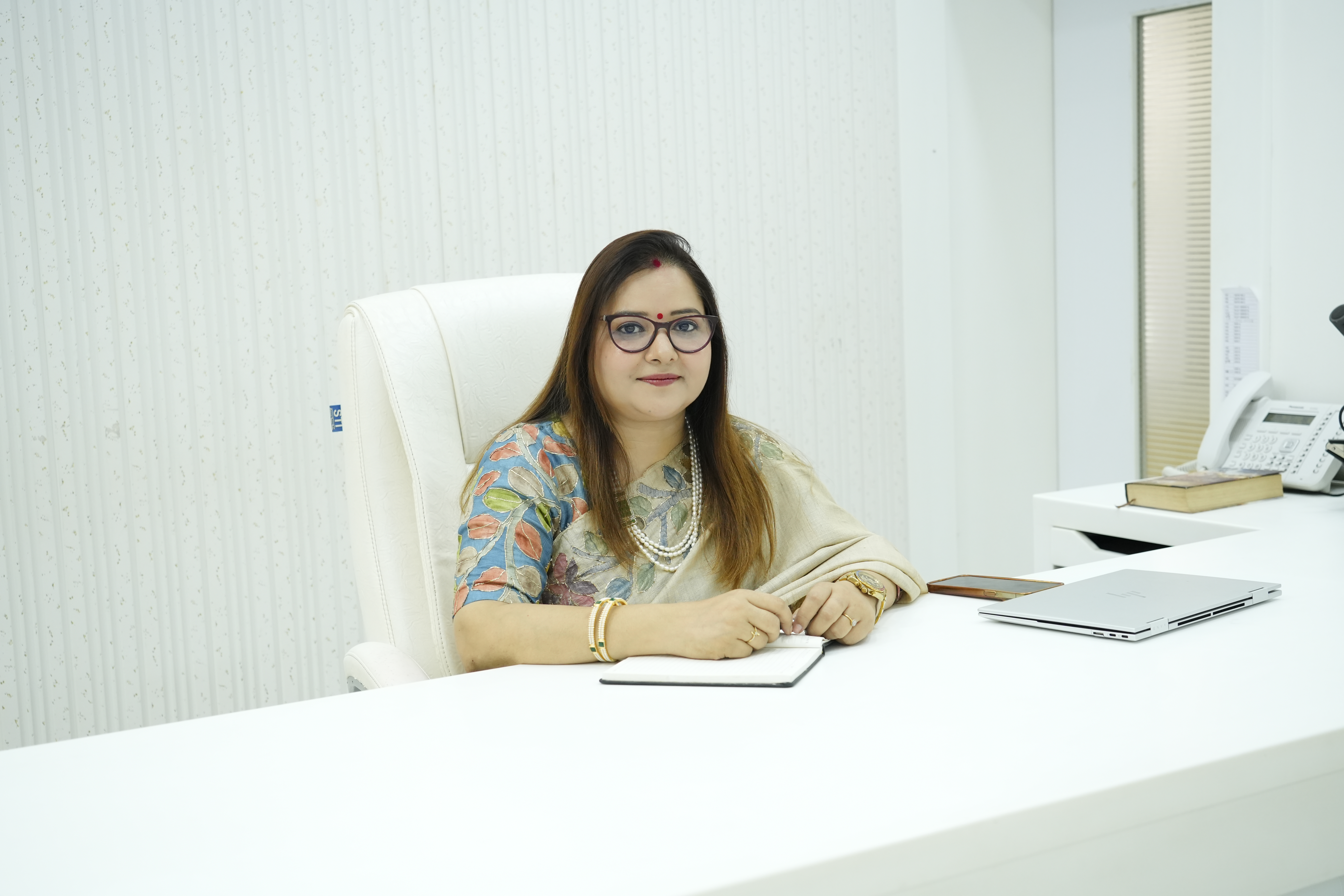Founder Mrs. Vibha Singh at her office