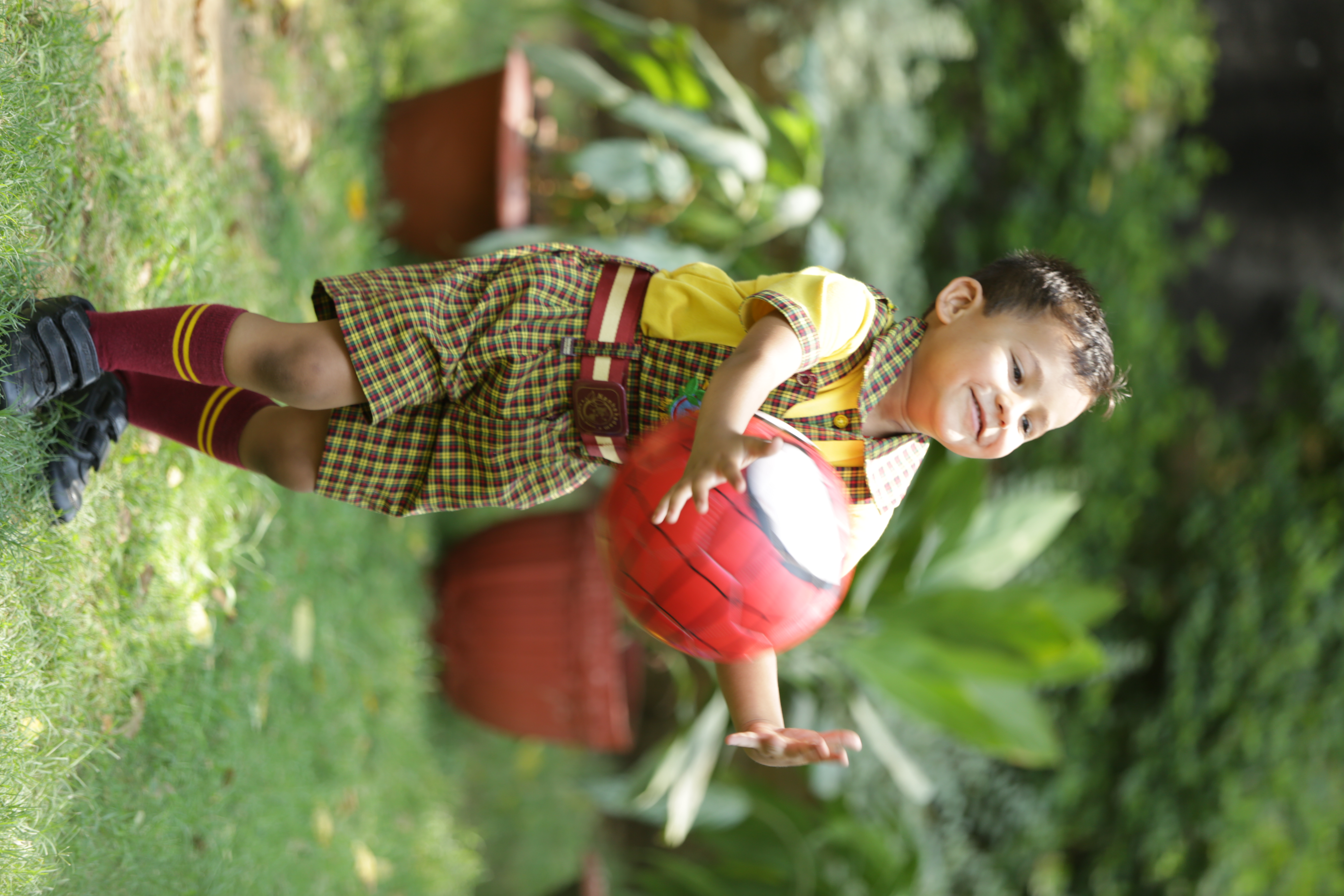 Exploring outdoors