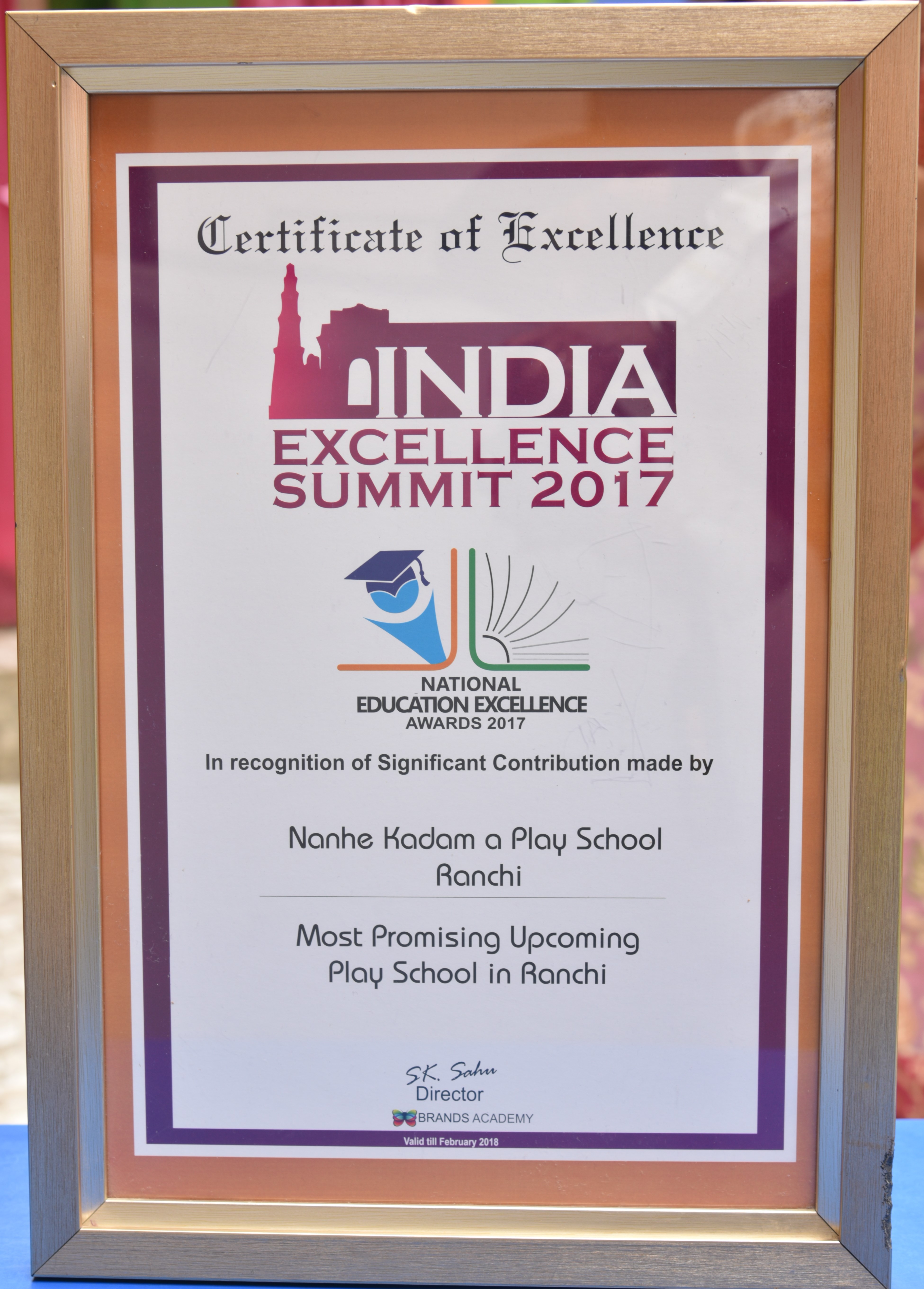 India Excellence Summit — National Education Excellence Award
