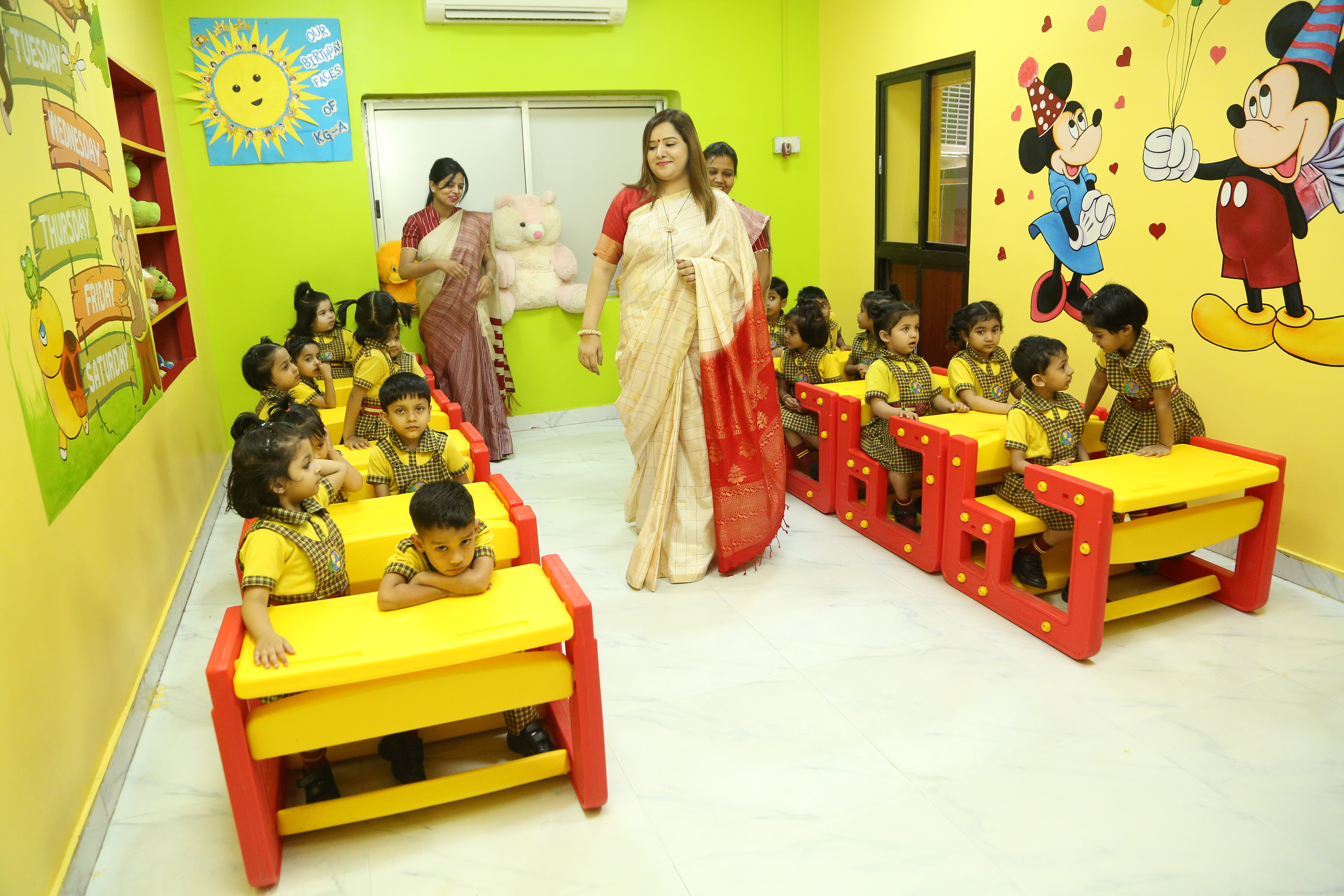 Circle time in the classroom